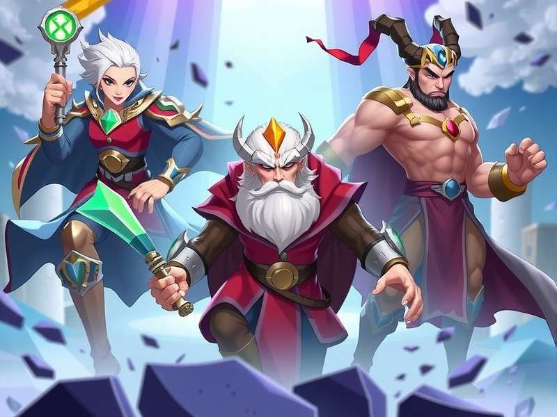 Valor S Might Game Banner Showcasing Heroic Characters